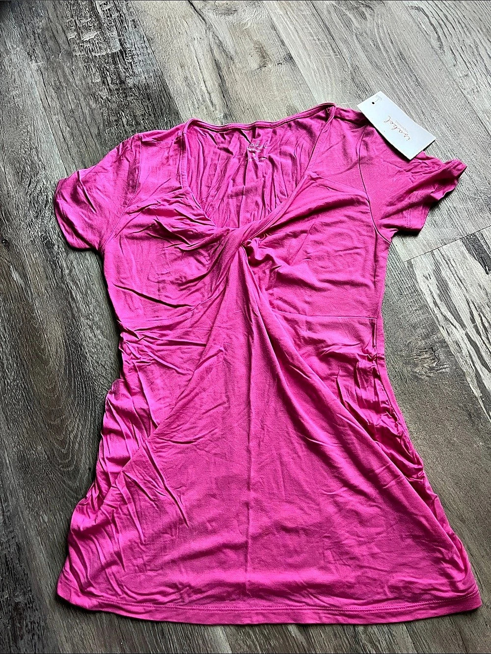 Maternity twist front shirt NWT